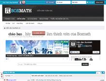 Tablet Screenshot of boxmath.vn